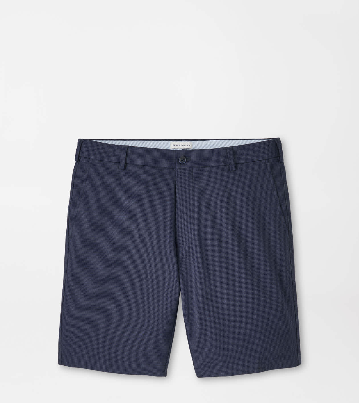 Peter Millar Men's Navy Salem Houndstooth Performance Short