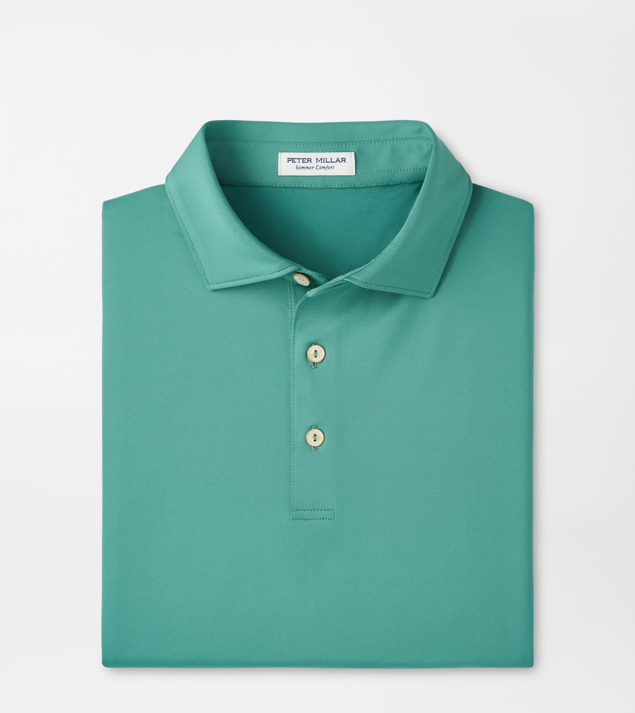 Peter Millar Men's Snow Pea Solid Performance Jersey Polo