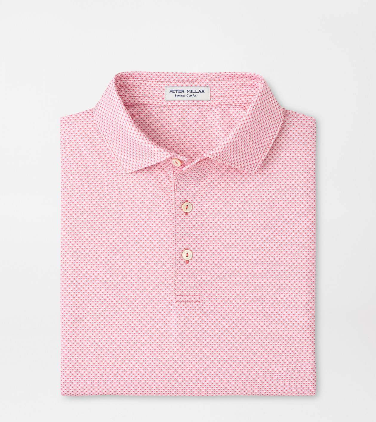 Peter Millar Men's Chili Red Medina Performance Jersey Polo