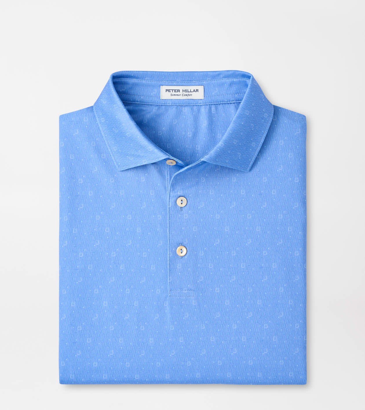 Peter Millar Men's Bluebird Guitar Solo Performance Jersey Polo