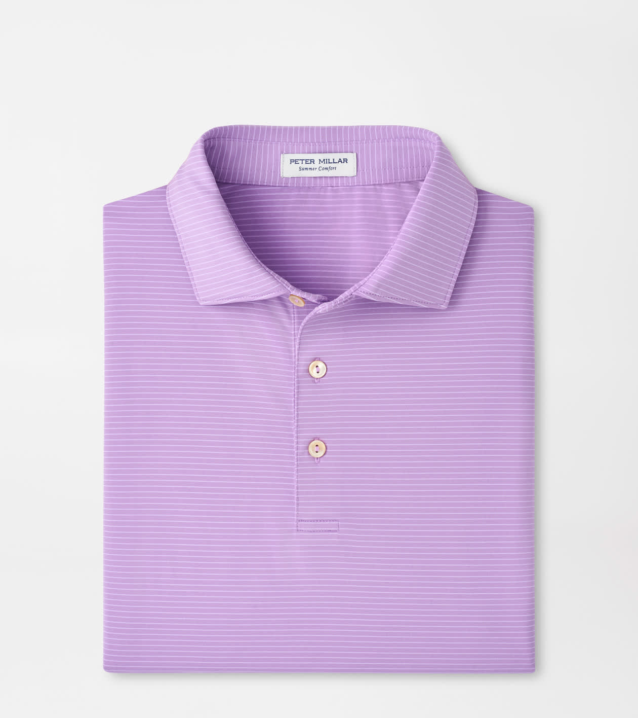 Peter Millar Men's Purple Iris Highlands Performance Jersey Polo