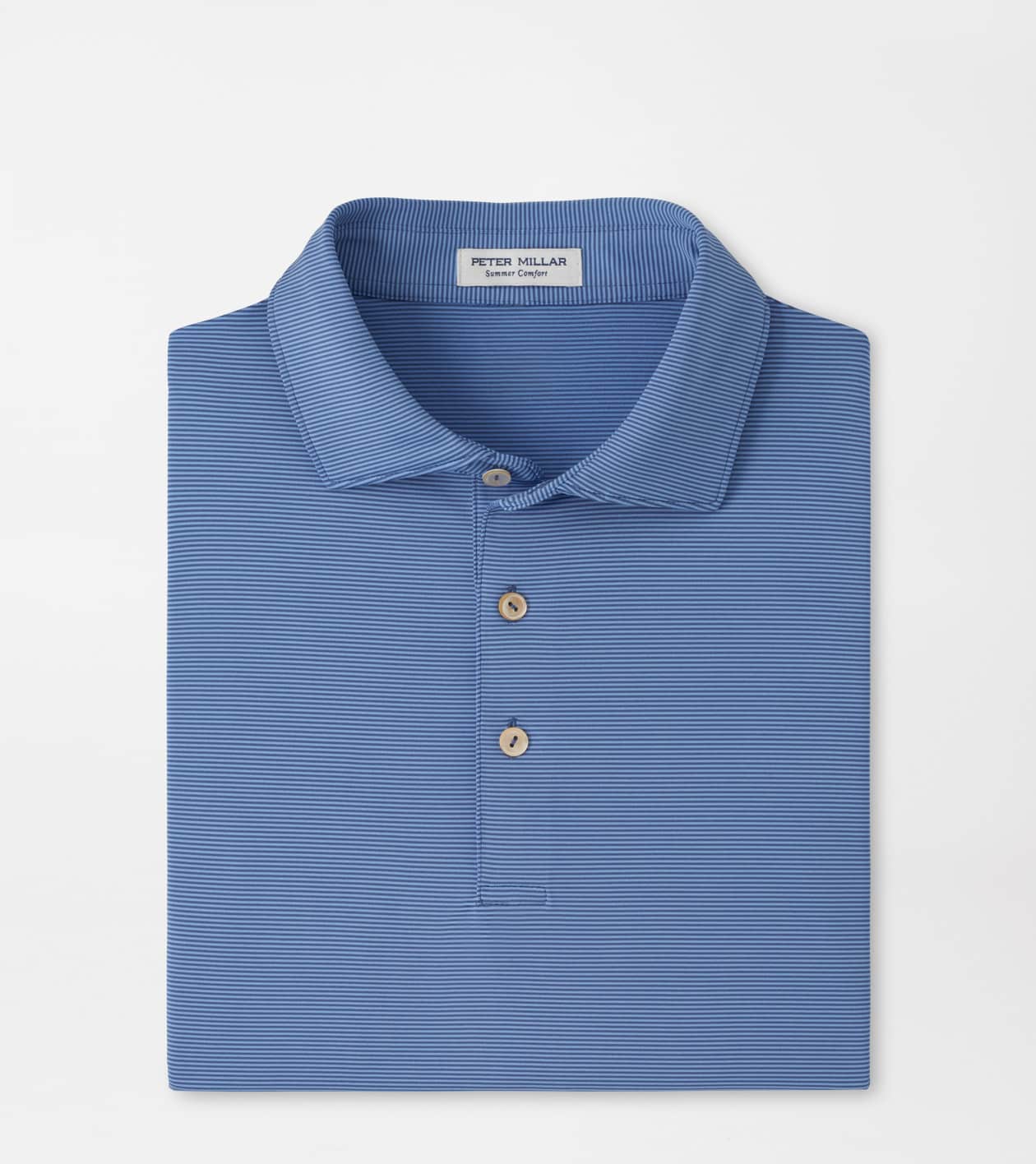 Peter Millar Men's Windsor Blue / Bluebird Jubilee Performance Jersey Polo