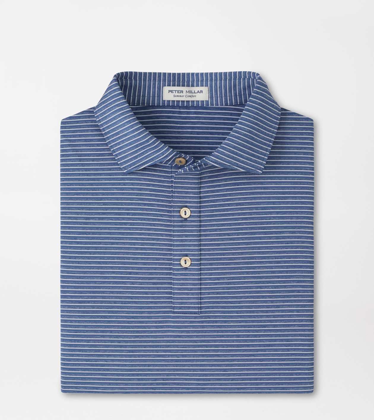 Peter Millar Men's Windsor Blue Merion Performance Jersey Polo