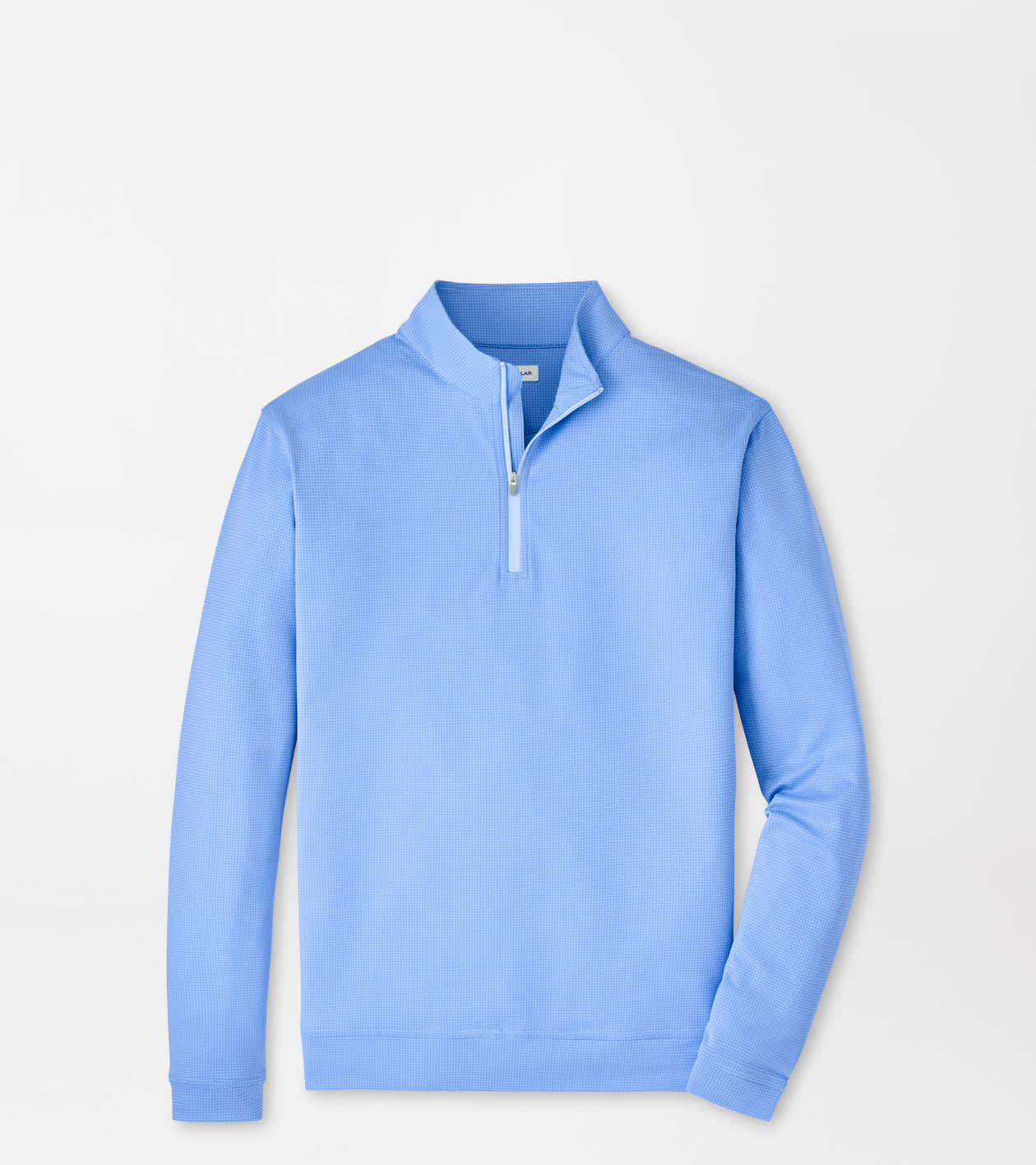 Peter Millar Men's Cottage Blue Perth Basketweave Performance Quarter-Zip