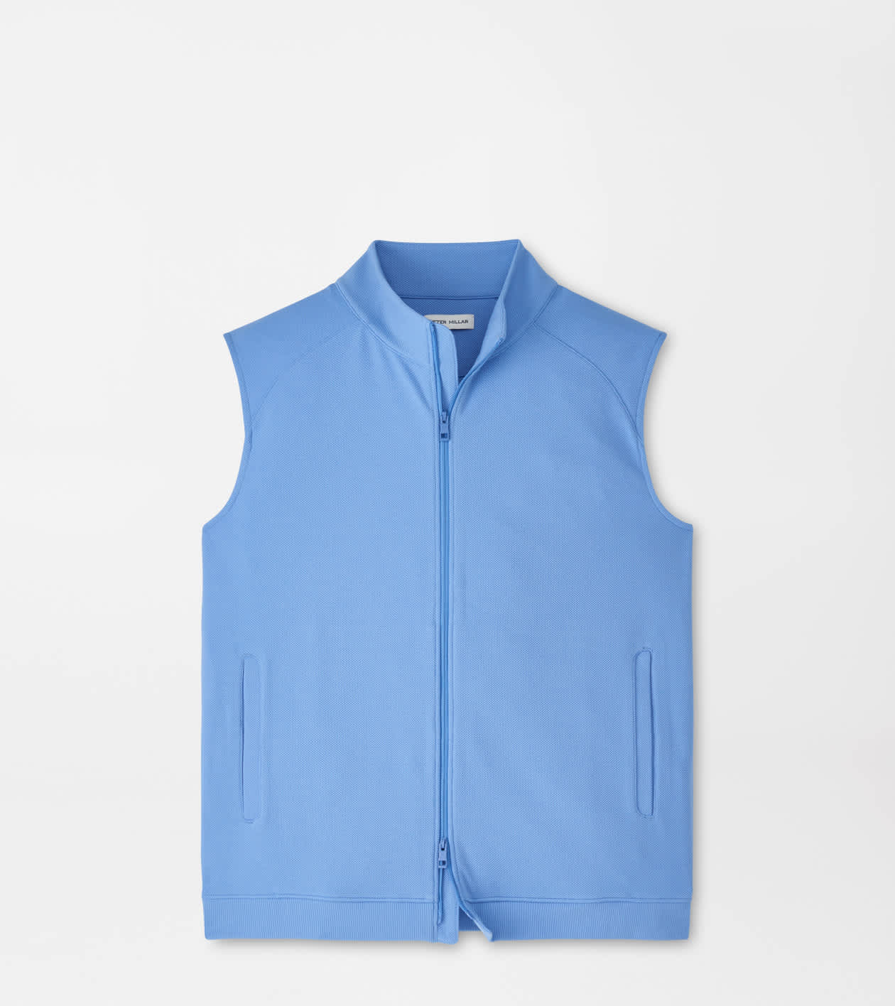 Peter Millar Men's Bluebird Cradle Piqué Performance Full-Zip Gilet