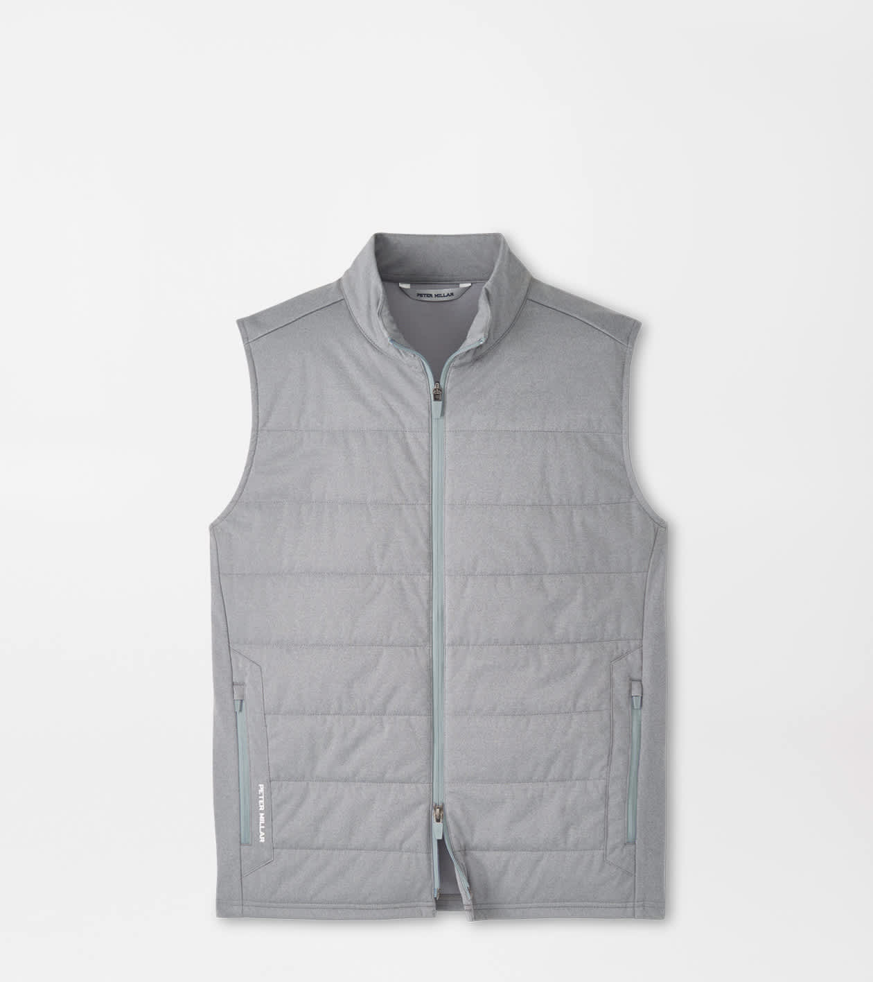 Peter Millar Men's Oslo Grey Fuse Hybrid Gilet