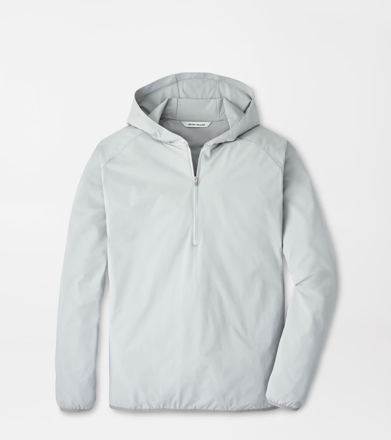 Peter Millar Men's Gale Grey Featherweight Hooded Sun Shell