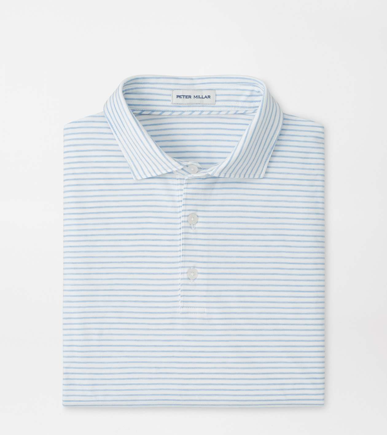 Peter Millar Men's White Gilman Crown Flex Cotton Polo