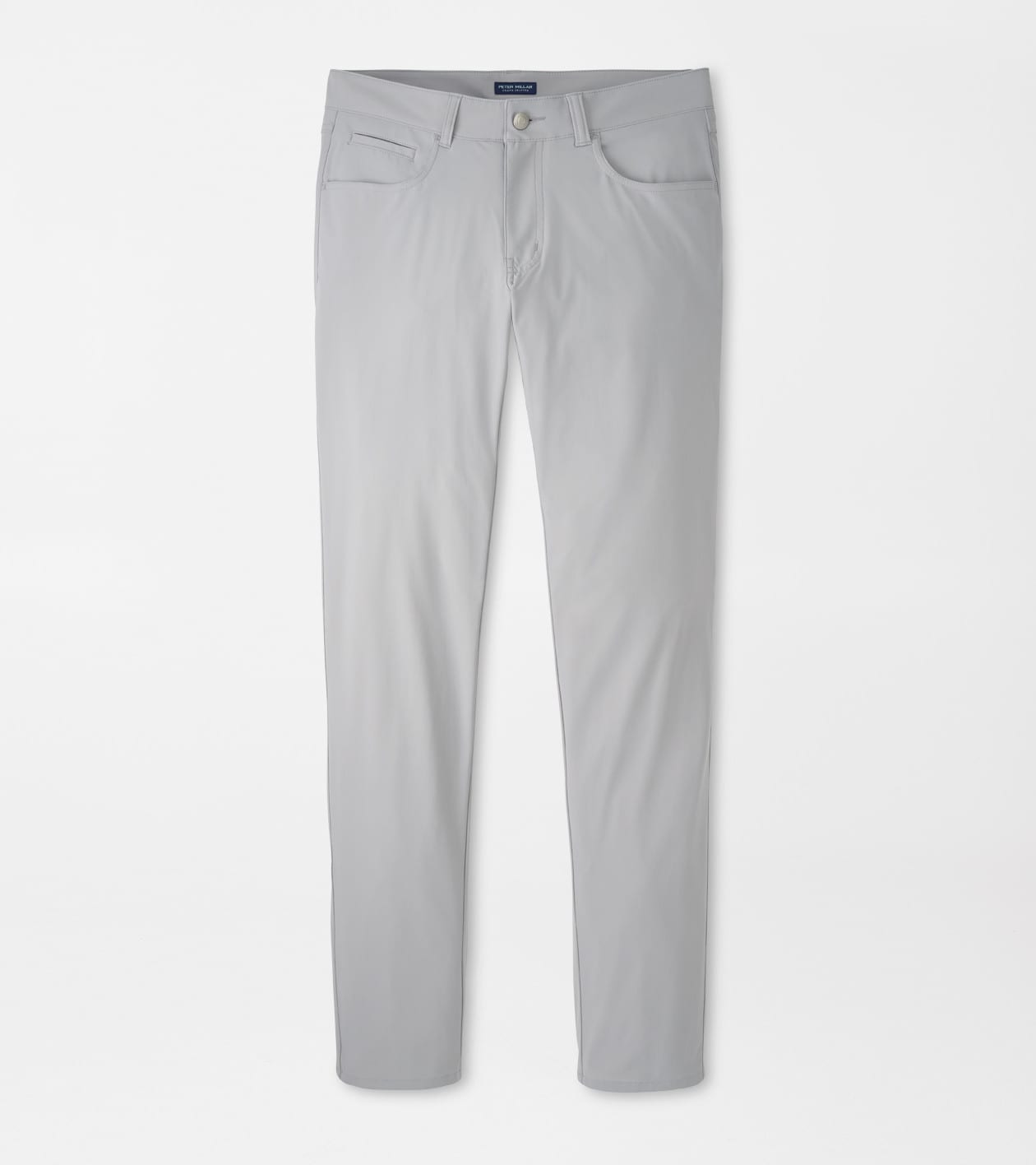 Peter Millar Men's Gale Grey Bingham Performance Five-Pocket Trouser