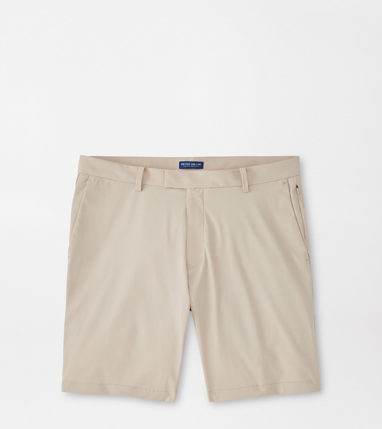 Peter Millar Men's Khaki Bingham Performance Short