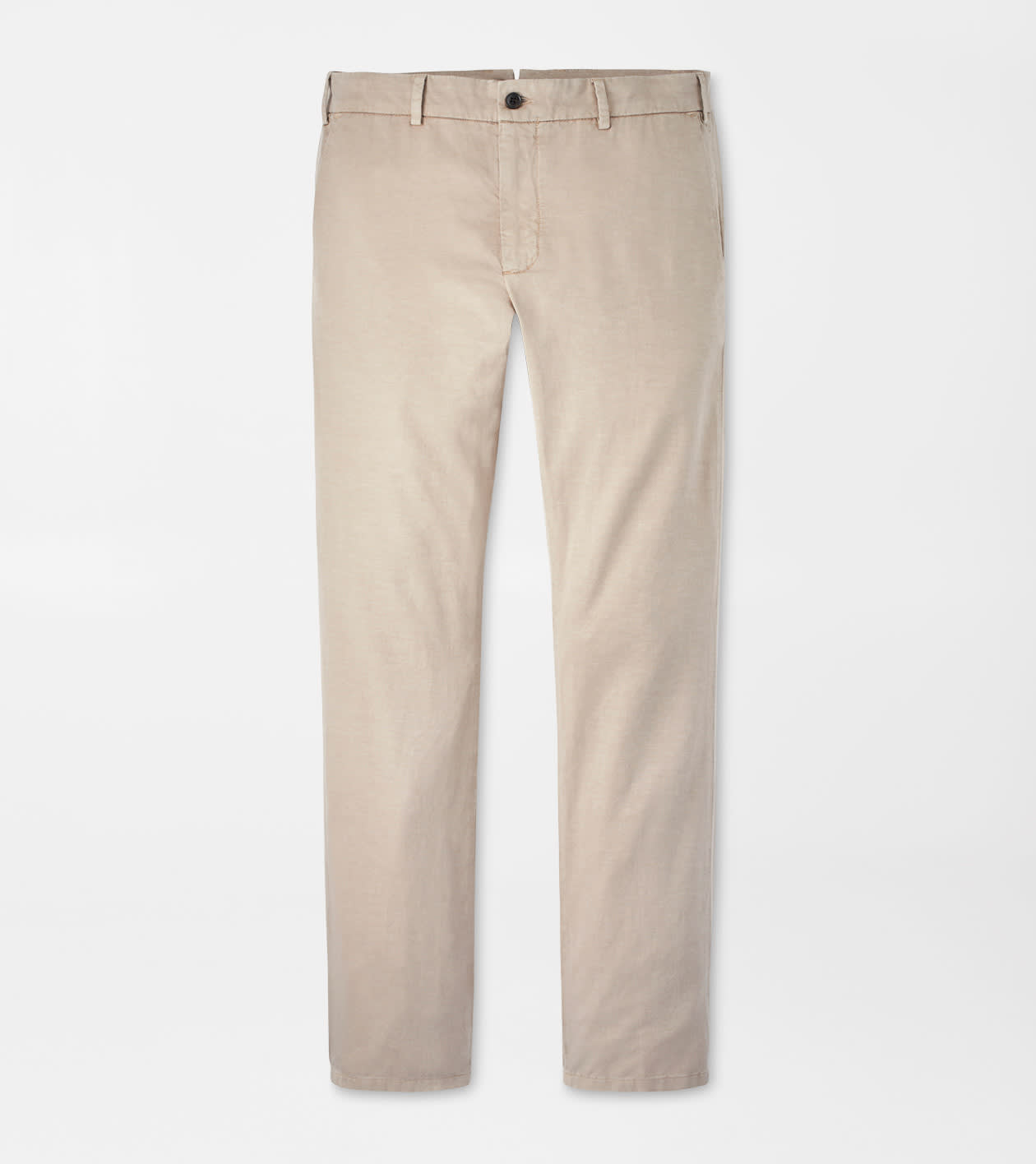 Peter Millar Men's Khaki Somerset Flat Front Trouser