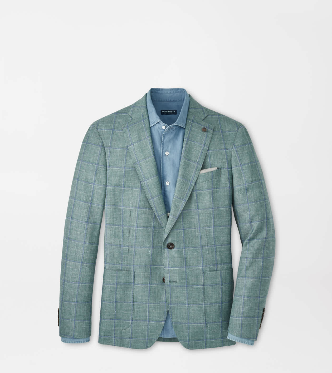 Peter Millar Men's Willow Salisbury Windowpane Blazer