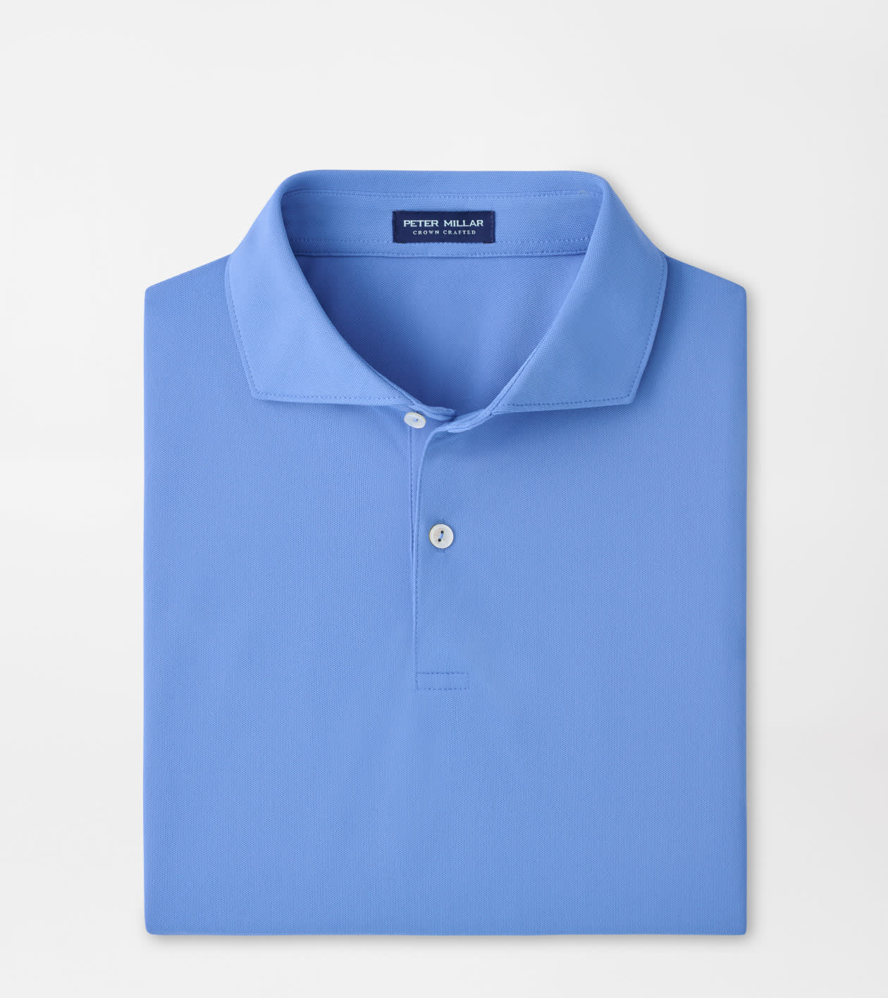 Peter Millar Men's Dusk Blue Soul Performance Mesh Polo
