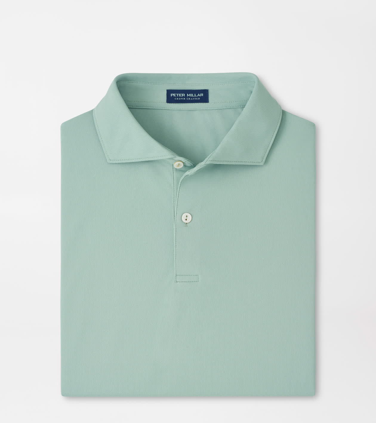 Peter Millar Men's Light Willow Soul Performance Mesh Polo