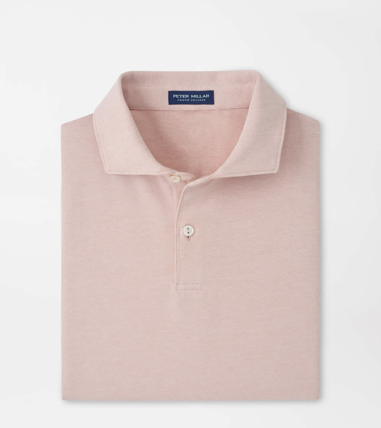 Peter Millar Men's Faded Scarlet Albatross Cotton-Blend Piqué Polo