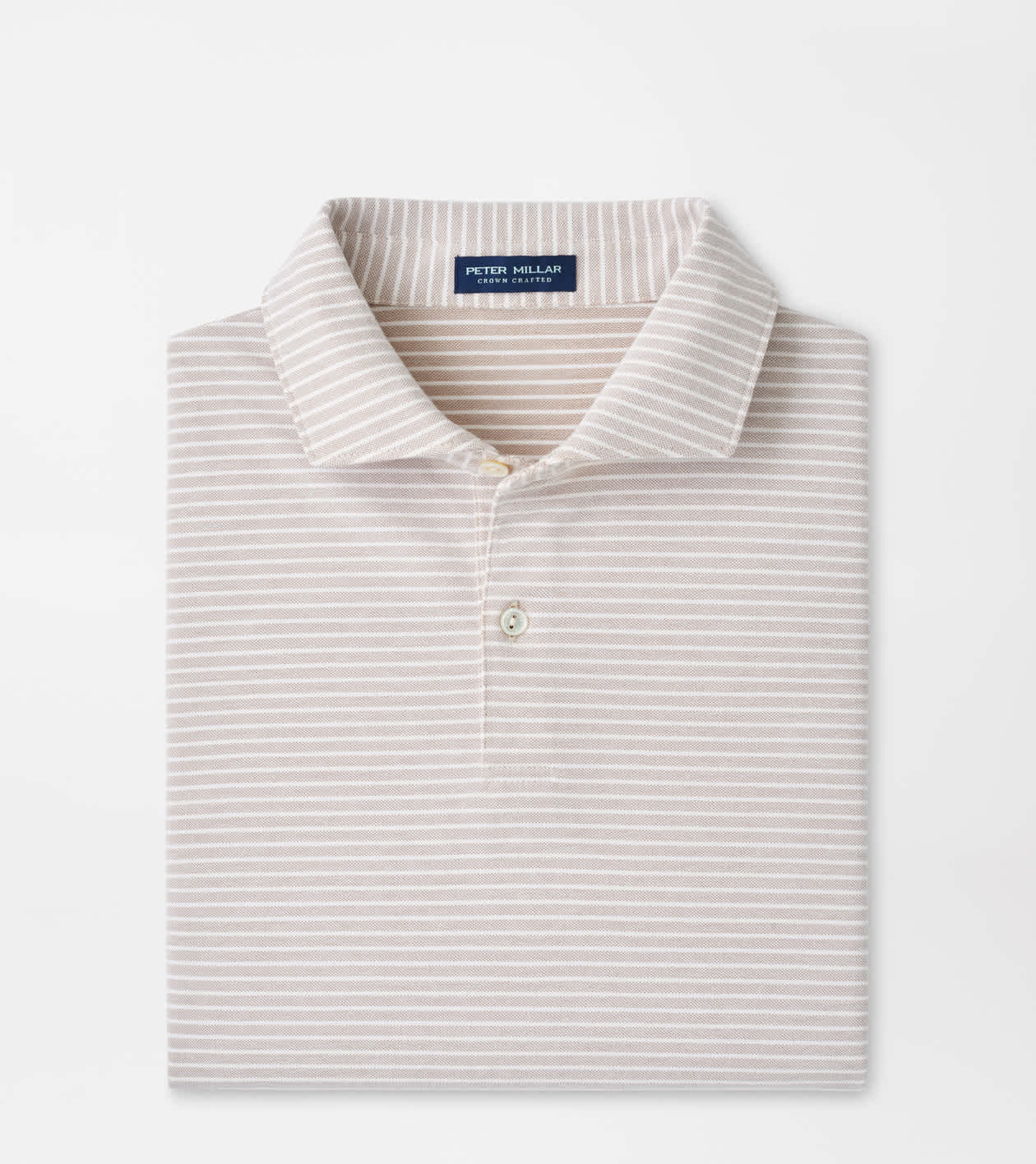 Peter Millar Men's Summer Dunes Albatross Stripe Cotton-Blend Piqué Polo