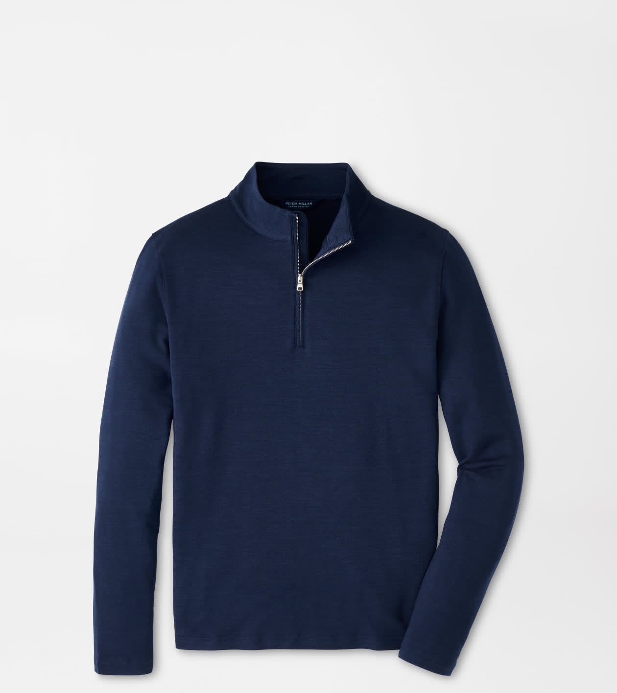 Peter Millar Men's Navy Excursionist Flex Knit Quarter-Zip