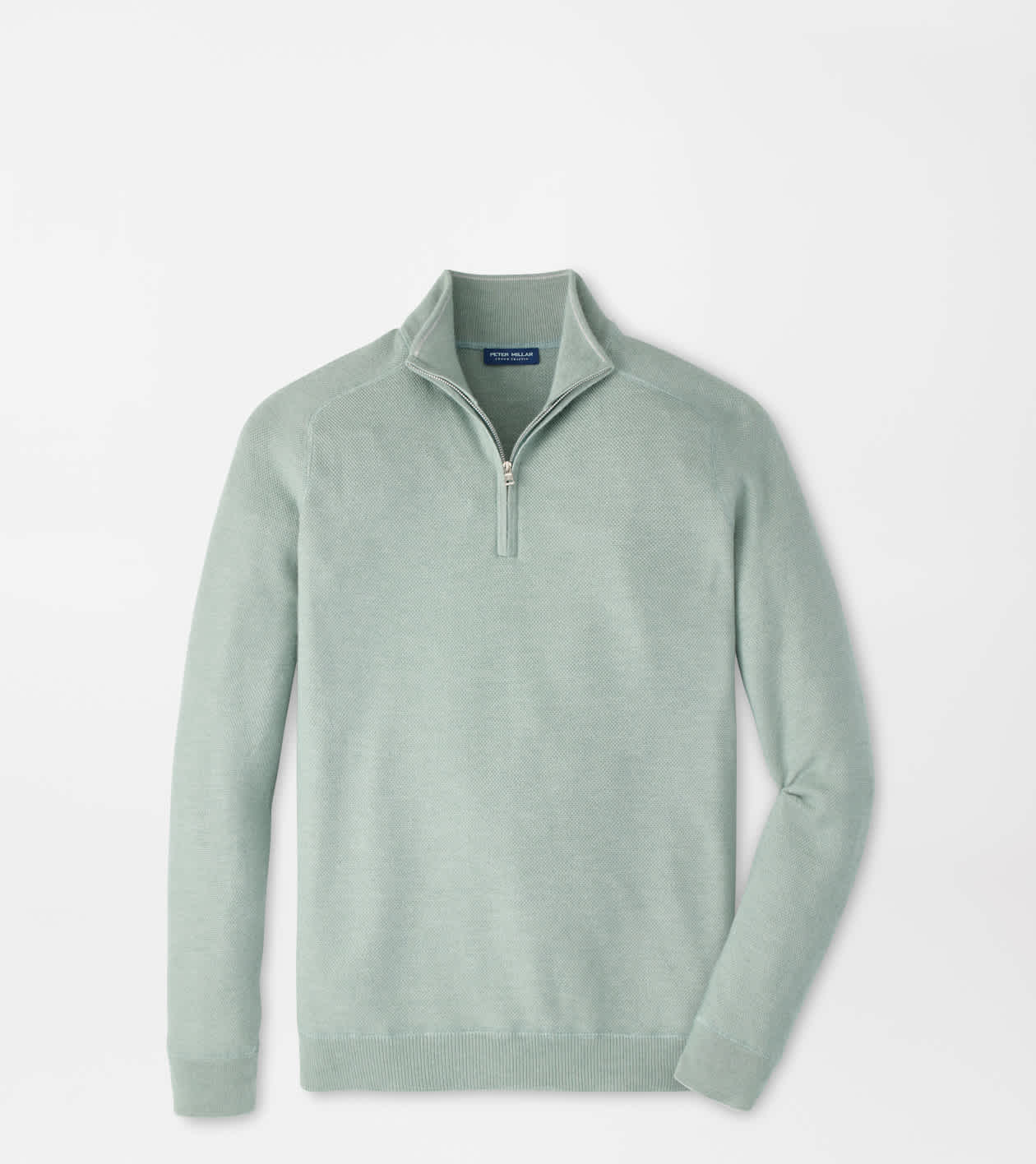 Peter Millar Men's Willow Voyager Cashmere-Silk Saddle Shoulder Quarter Zip