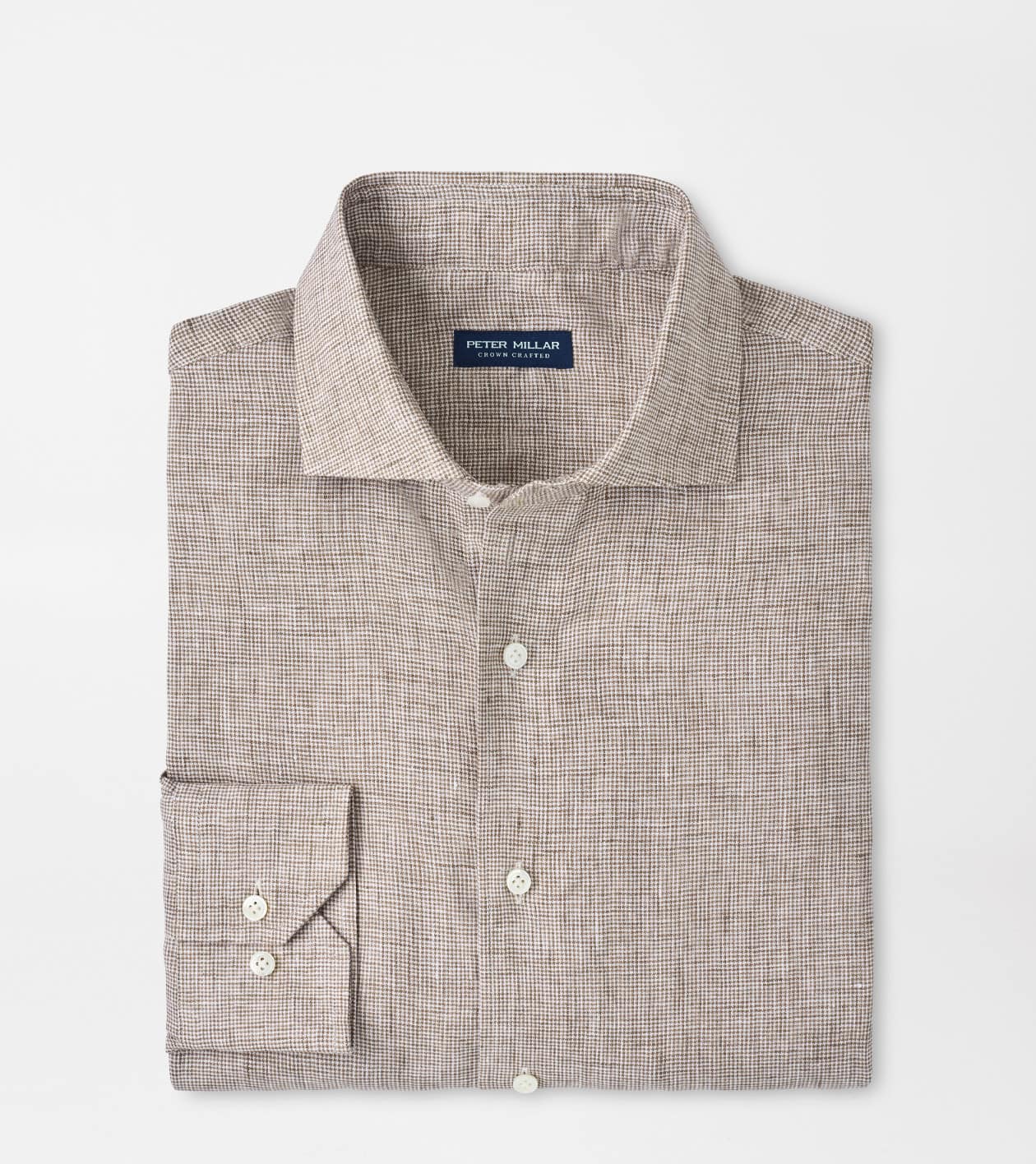 Peter Millar Men's Summer Dunes Astino Lino Check Shirt