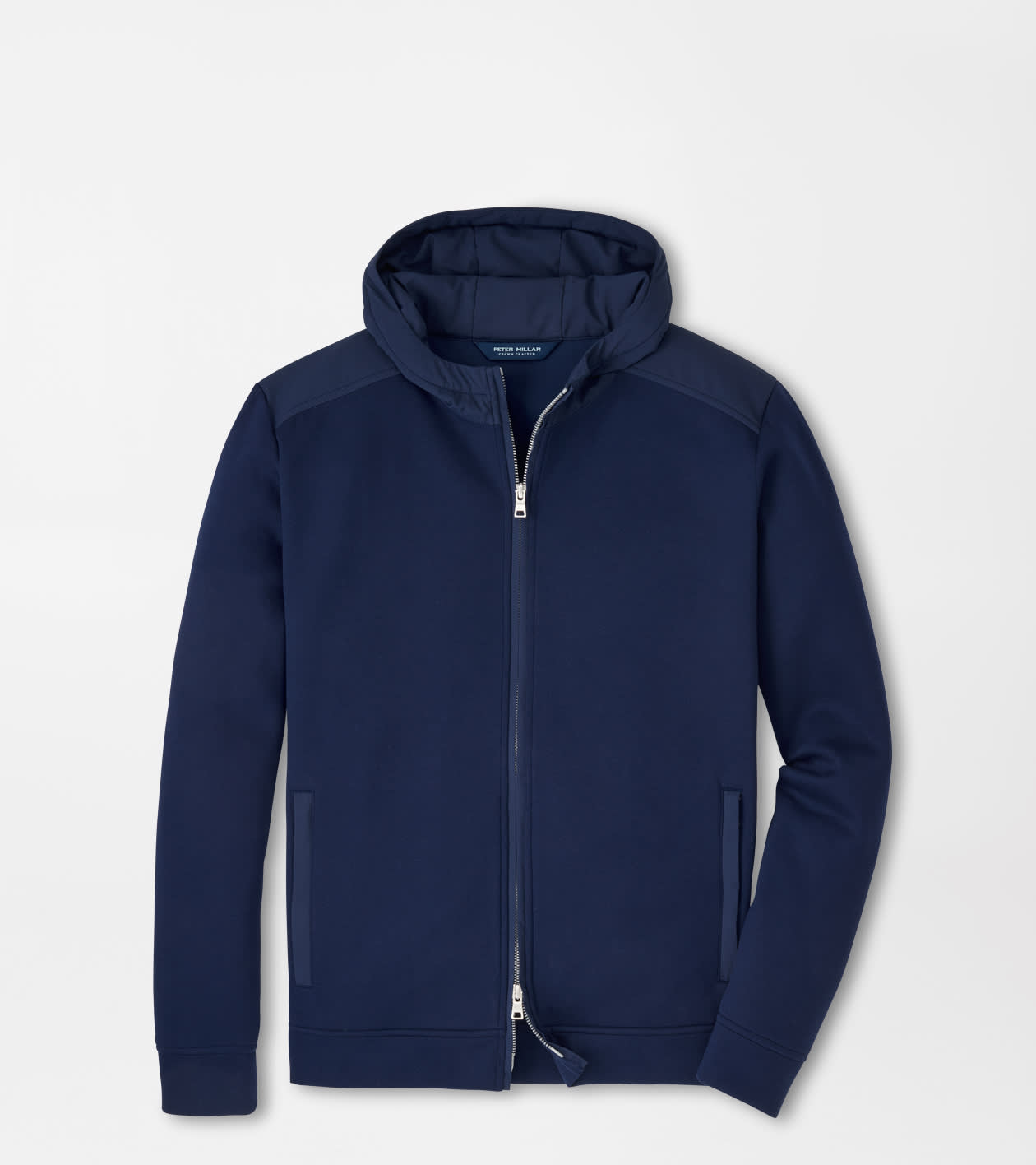 Peter Millar Men's Navy Winsome Hoodie Jacket