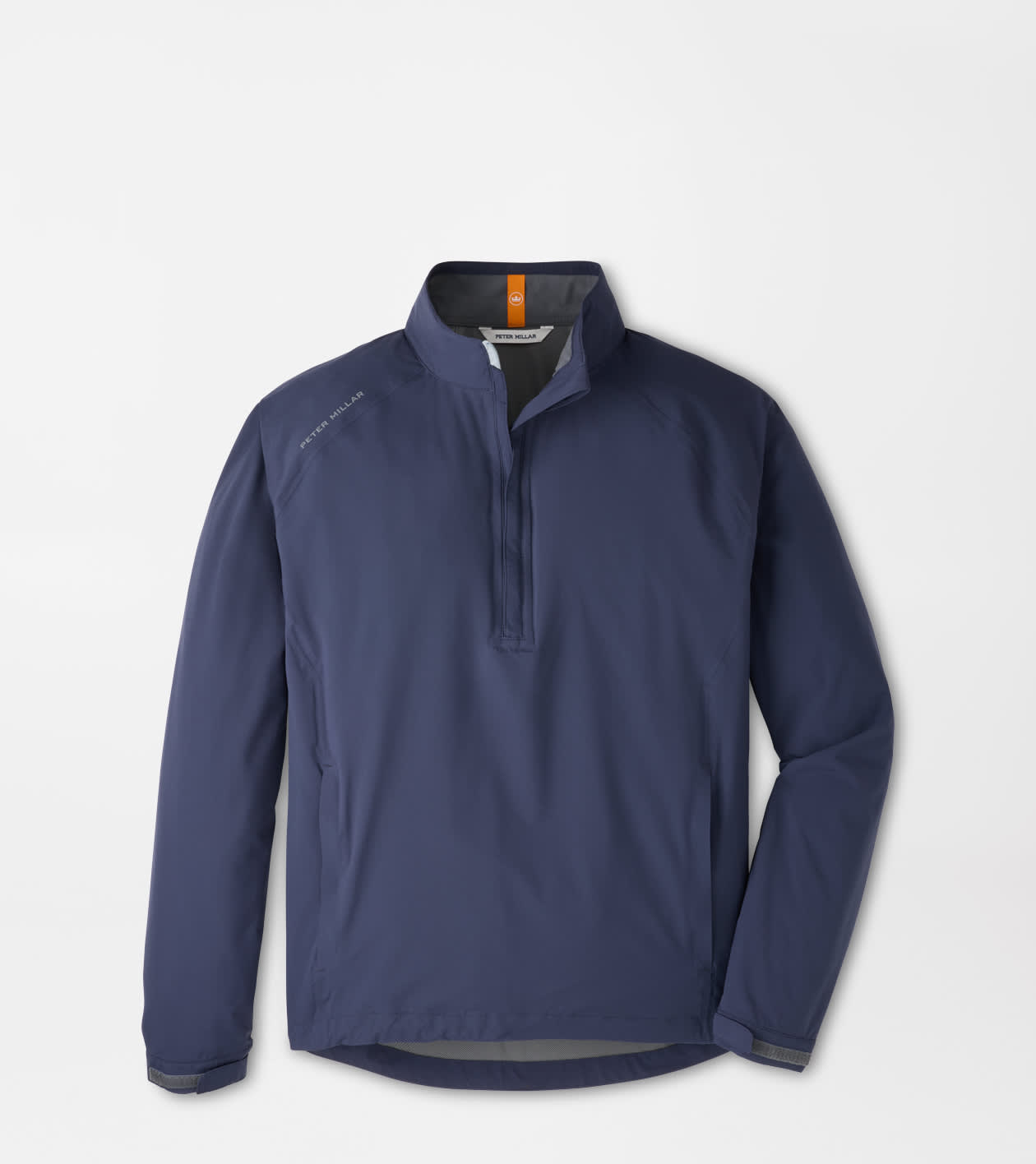 Peter Millar Men's Navy Shield Half-Zip Rain Shell