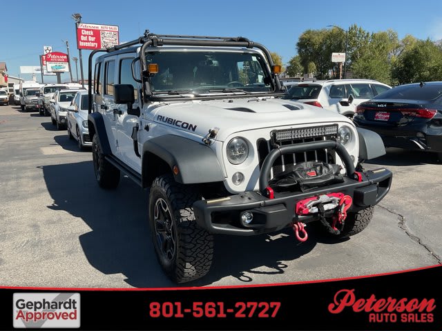 2015 Jeep Wrangler Unlimited used convertible for sale at Peterson Auto Sales in Midvale, UT