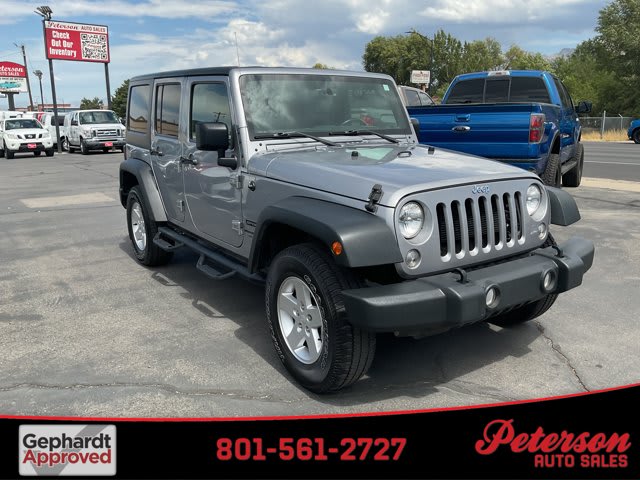 2018 Jeep Wrangler JK Unlimited used convertible for sale at Peterson Auto Sales in Midvale, UT