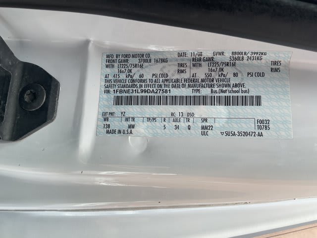 2009 Ford Econoline Wagon used full-size passenger van for sale at Peterson Auto Sales in Midvale, UT — photo 14 of 21