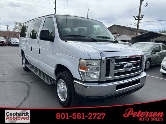 2011 Ford Econoline Wagon used full-size passenger van for sale at Peterson Auto Sales in Midvale, UT
