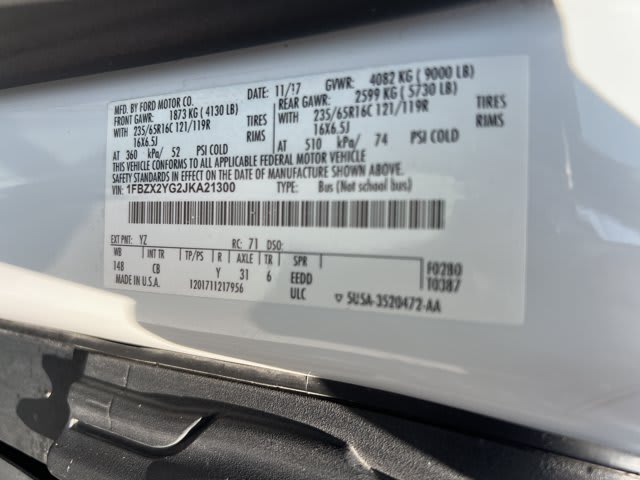 2018 Ford Transit Passenger Wagon used full-size passenger van for sale at Peterson Auto Sales in Midvale, UT — photo 14 of 20
