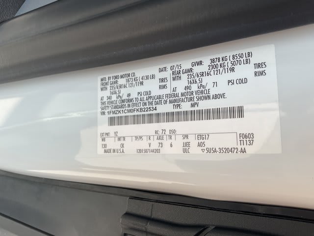 2015 Ford Transit Wagon used full-size passenger van for sale at Peterson Auto Sales in Midvale, UT — photo 13 of 20