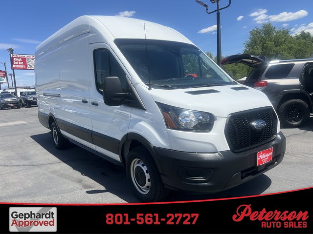 2023 Ford Transit Cargo Van used full-size cargo van for sale at Peterson Auto Sales in Midvale, UT
