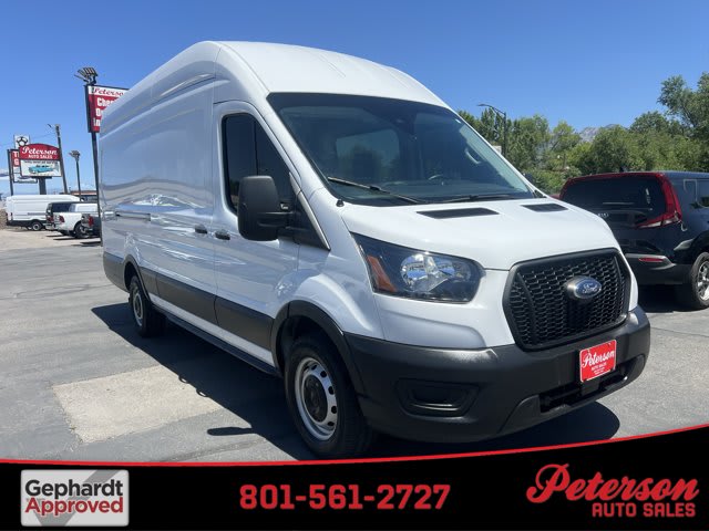 2023 Ford Transit Cargo Van used full-size cargo van for sale at Peterson Auto Sales in Midvale, UT