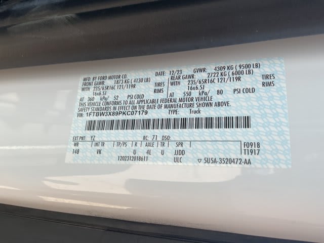 2023 Ford Transit Cargo Van used full-size cargo van for sale at Peterson Auto Sales in Midvale, UT — photo 18 of 20