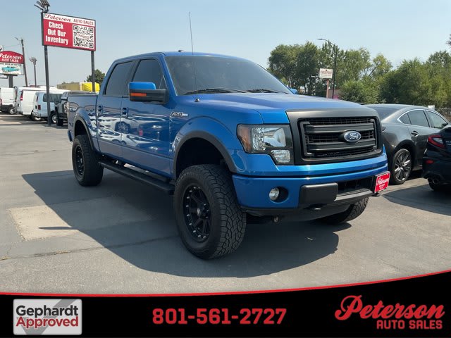 2014 Ford F-150 used crew cab pickup for sale at Peterson Auto Sales in Midvale, UT