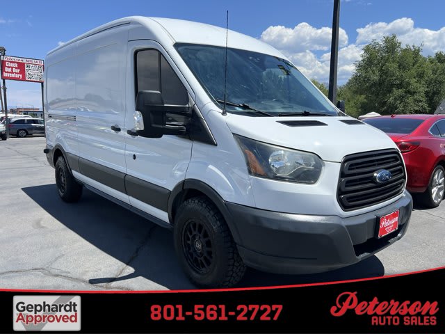 2016 Ford Transit Cargo Van used full-size cargo van for sale at Peterson Auto Sales in Midvale, UT