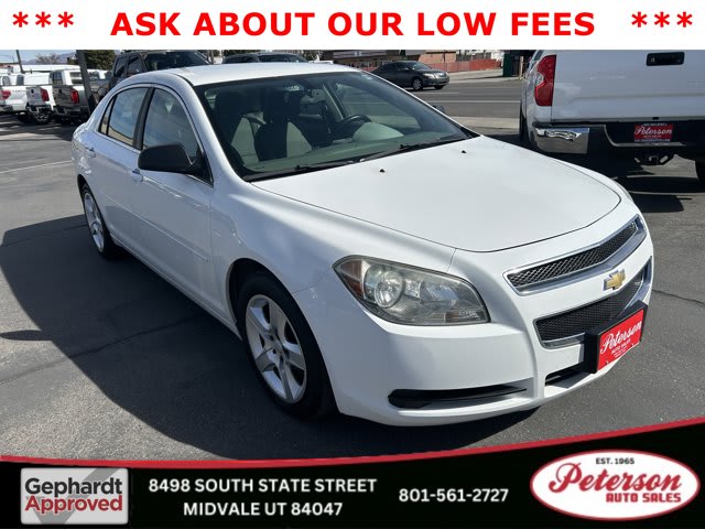 2012 Chevrolet Malibu used 4dr car for sale at Peterson Auto Sales in Midvale, UT