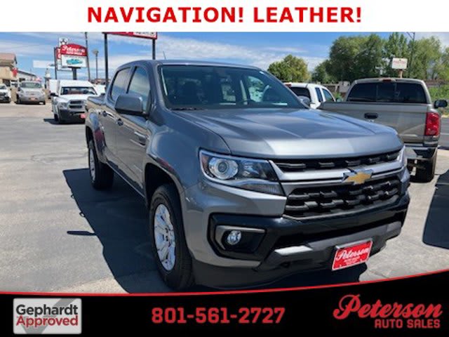 2022 Chevrolet Colorado used crew cab pickup for sale at Peterson Auto Sales in Midvale, UT