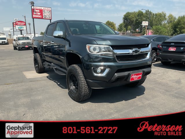 2017 Chevrolet Colorado used crew cab pickup for sale at Peterson Auto Sales in Midvale, UT