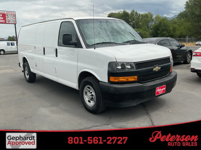 2020 Chevrolet Express Cargo Van used full-size cargo van for sale at Peterson Auto Sales in Midvale, UT