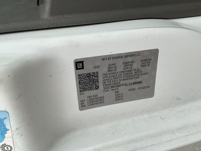 2020 Chevrolet Express Cargo Van used full-size cargo van for sale at Peterson Auto Sales in Midvale, UT — photo 14 of 20
