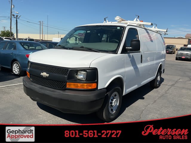 2013 Chevrolet Express Cargo Van used full-size cargo van for sale at Peterson Auto Sales in Midvale, UT