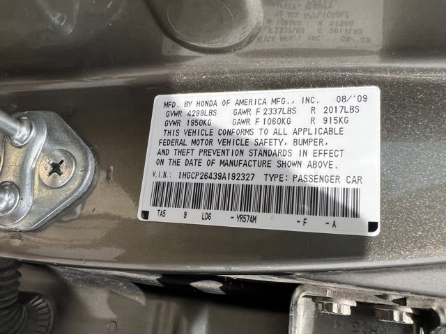 2009 Honda Accord Sdn used 4dr car for sale at Peterson Auto Sales in Midvale, UT — photo 14 of 20