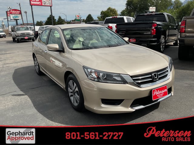 2014 Honda Accord Sedan used 4dr car for sale at Peterson Auto Sales in Midvale, UT
