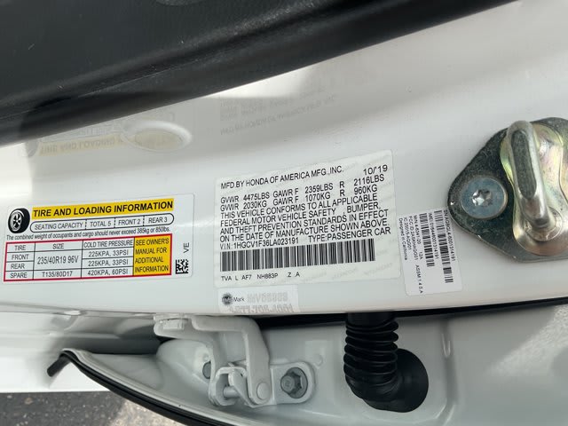 2020 Honda Accord Sedan used 4dr car for sale at Peterson Auto Sales in Midvale, UT — photo 19 of 20