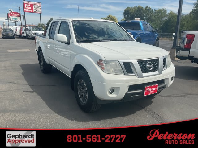 2016 Nissan Frontier used crew cab pickup for sale at Peterson Auto Sales in Midvale, UT