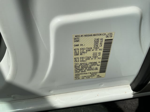 2016 Nissan Frontier used crew cab pickup for sale at Peterson Auto Sales in Midvale, UT — photo 10 of 23