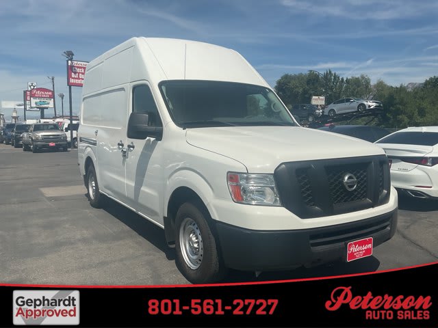 2019 Nissan NV Cargo used full-size cargo van for sale at Peterson Auto Sales in Midvale, UT