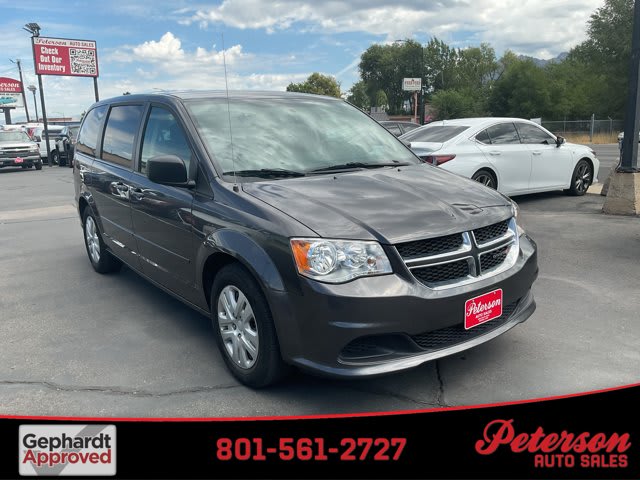 2017 Dodge Grand Caravan used mini-van, passenger for sale at Peterson Auto Sales in Midvale, UT