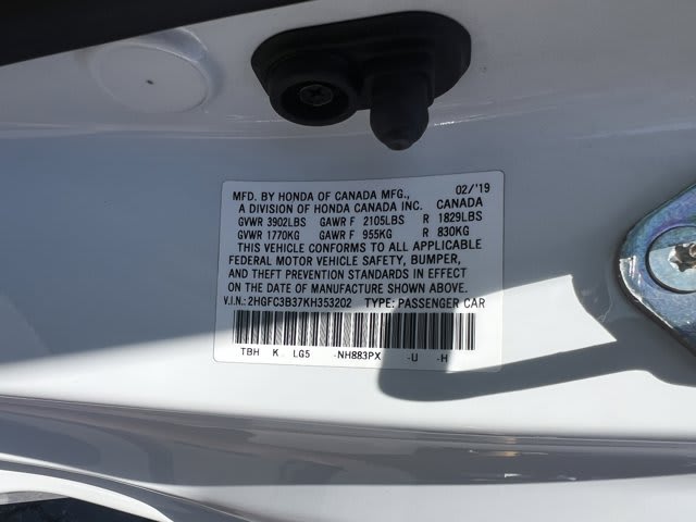 2019 Honda Civic Coupe used 2dr car for sale at Peterson Auto Sales in Midvale, UT — photo 18 of 20